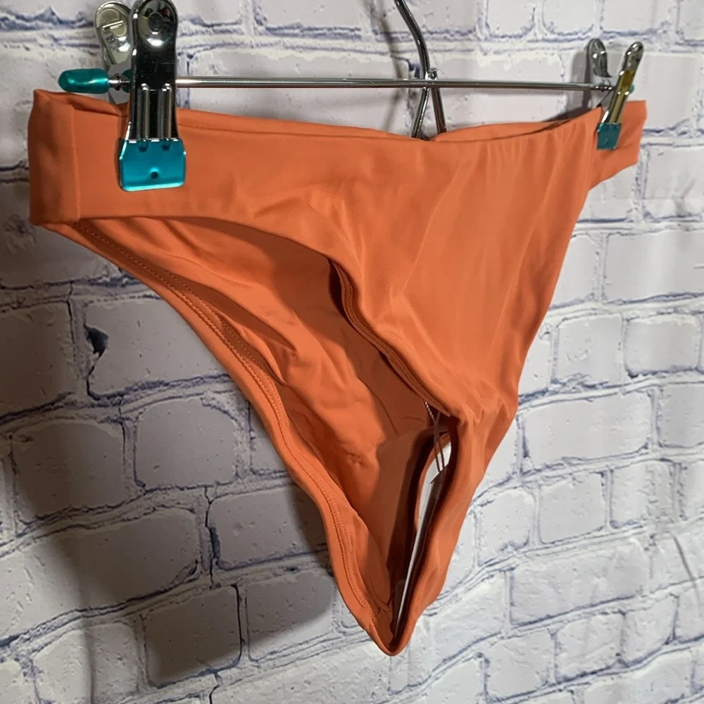 Andie Swim Womens Symi Bikini Bottom in Cedar Beach Vacation Cruise Size S NWT - Picture 2 of 8